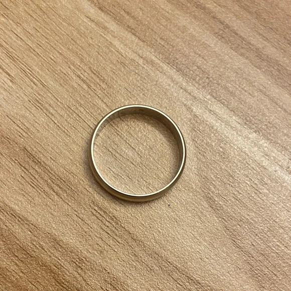 14K solid white gold Band Ring- circle of love brand, 2.6 g, size 7.75 - Picture 7 of 7